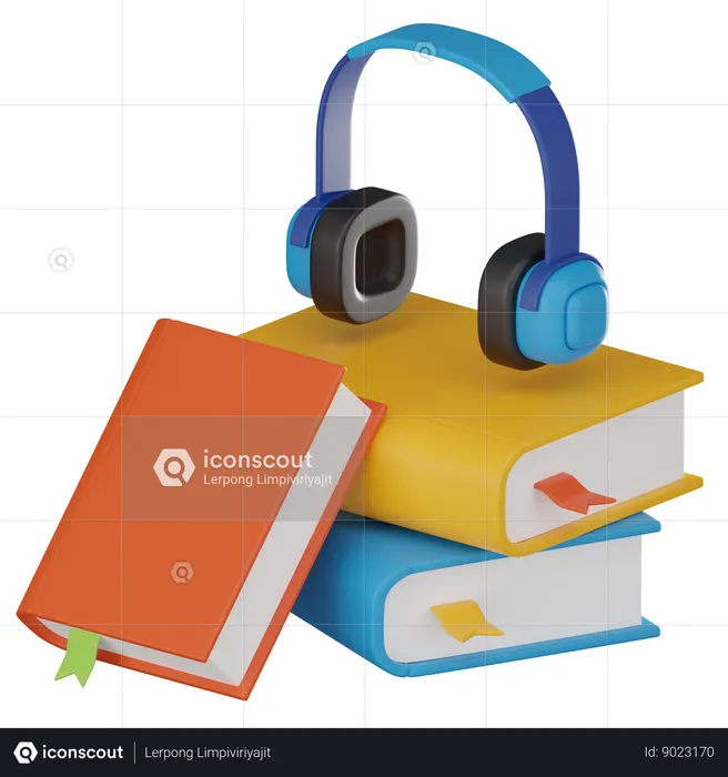 Livre audio  3D Icon