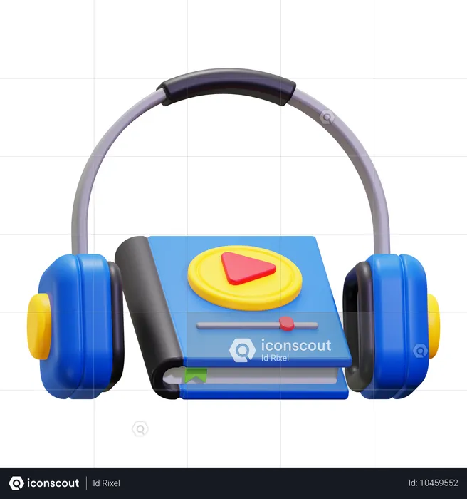 Livre audio  3D Icon