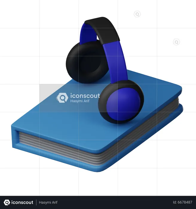 Livre audio  3D Icon