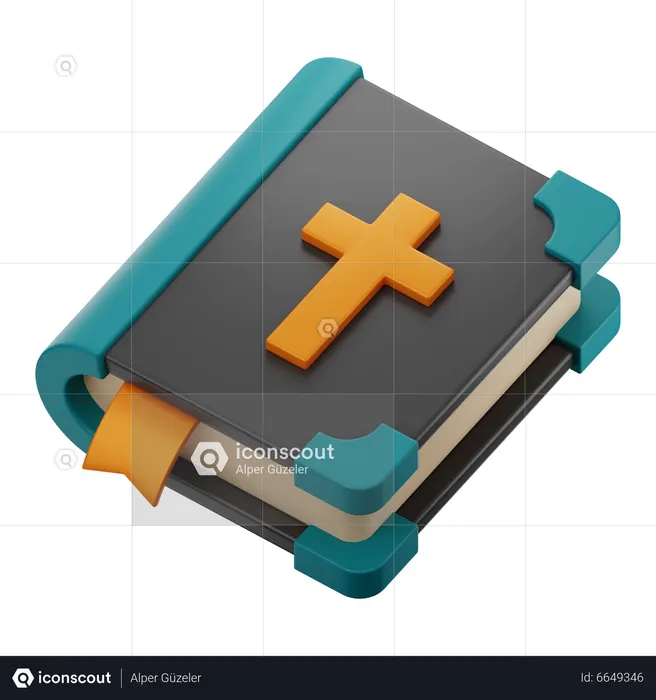 Livre biblique  3D Icon