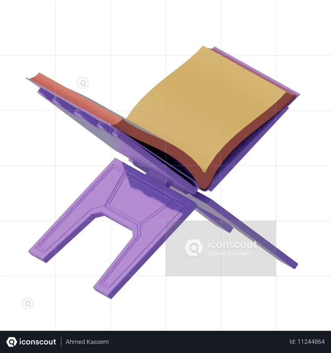 Livre du coran  3D Icon