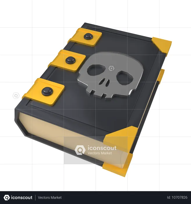 Livre d'horreur  3D Icon