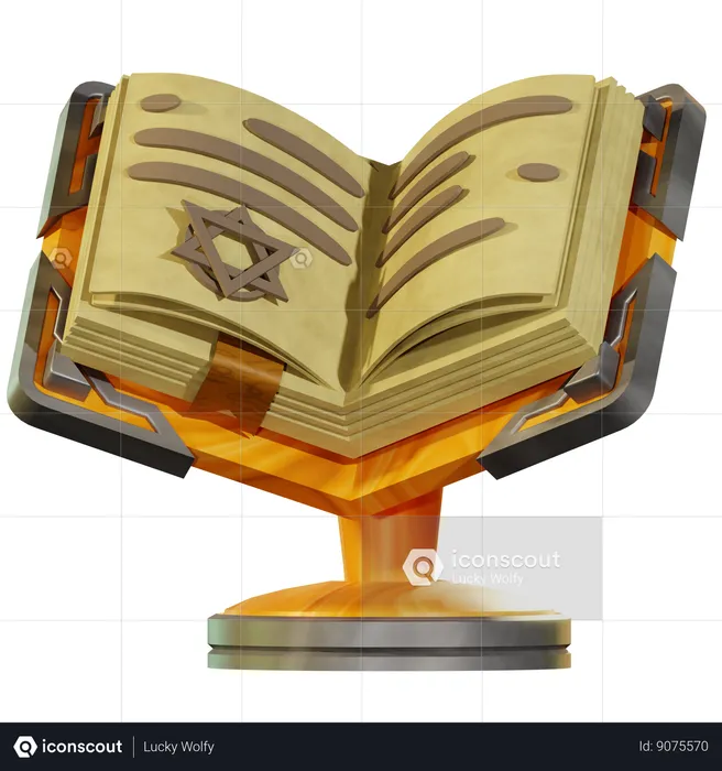 Livre de sorcier  3D Icon