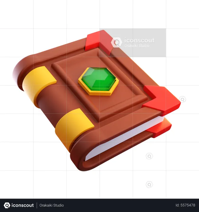 Livre de sortilèges  Icône 3D