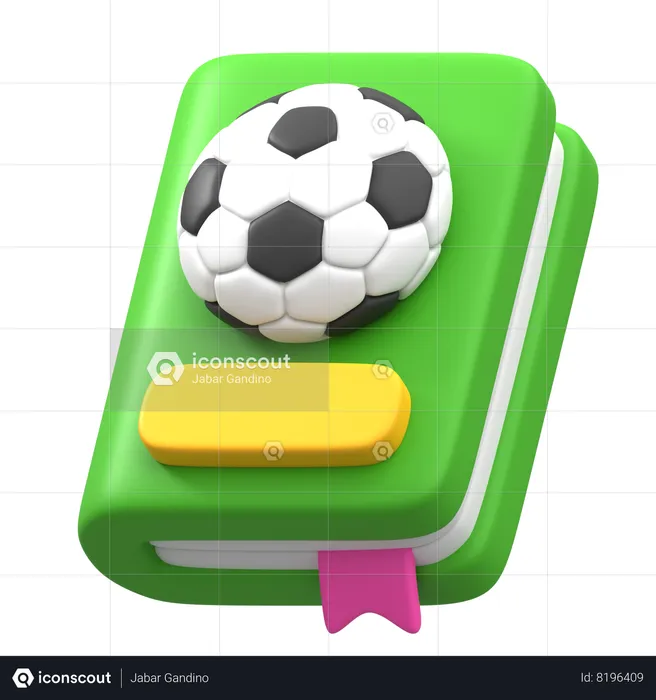 Livre de sport  3D Icon