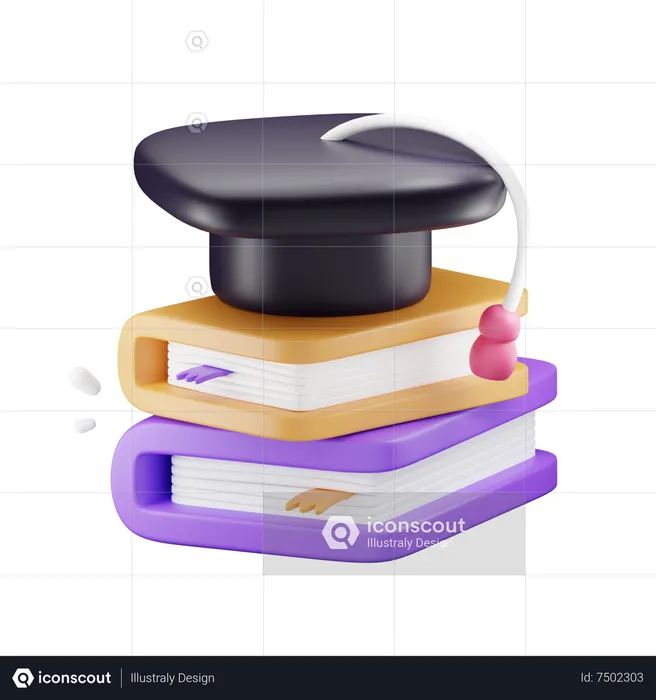 Livre éducatif  3D Icon