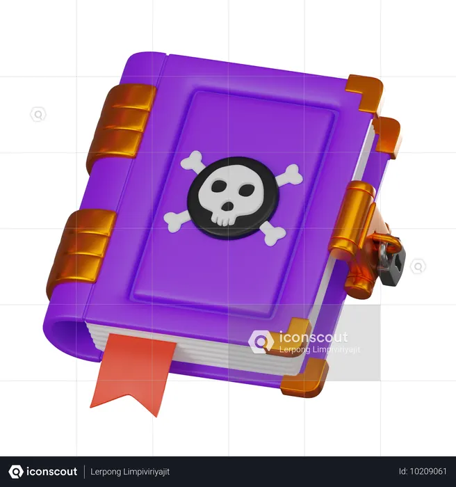 Livre d'Halloween  3D Icon