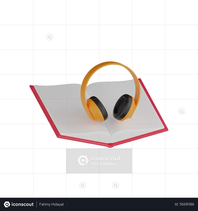 Livre de musique  3D Icon