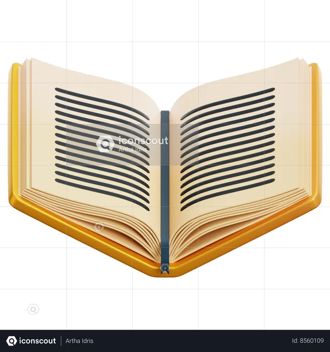 Livre ouvert  3D Icon