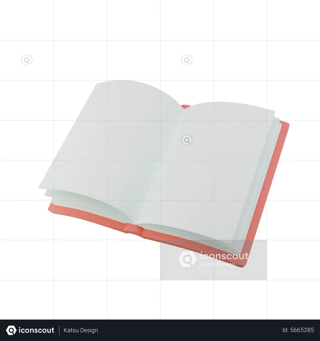 Livre ouvert  3D Icon