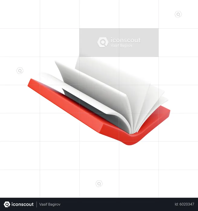 Livre ouvert  3D Icon