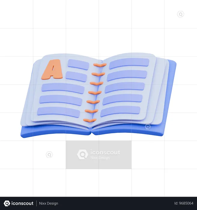 Livro  3D Icon