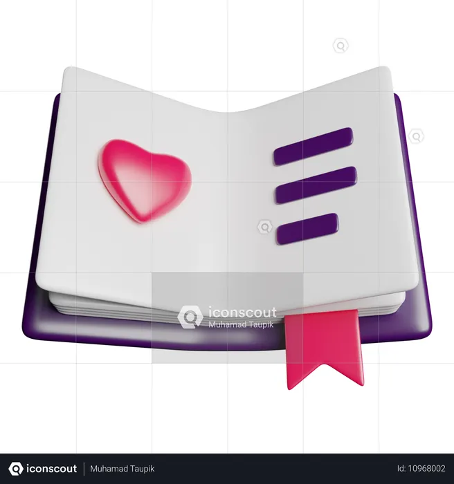 Livro  3D Icon