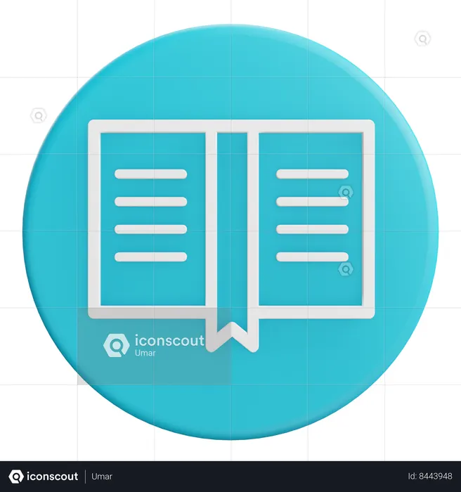 Livro  3D Icon