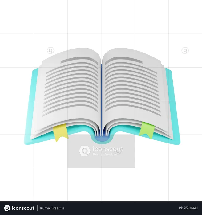 Abra o livro  3D Icon