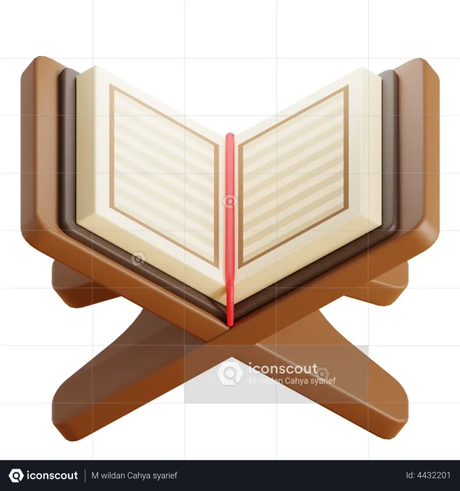 Livro do Alcorão  3D Icon