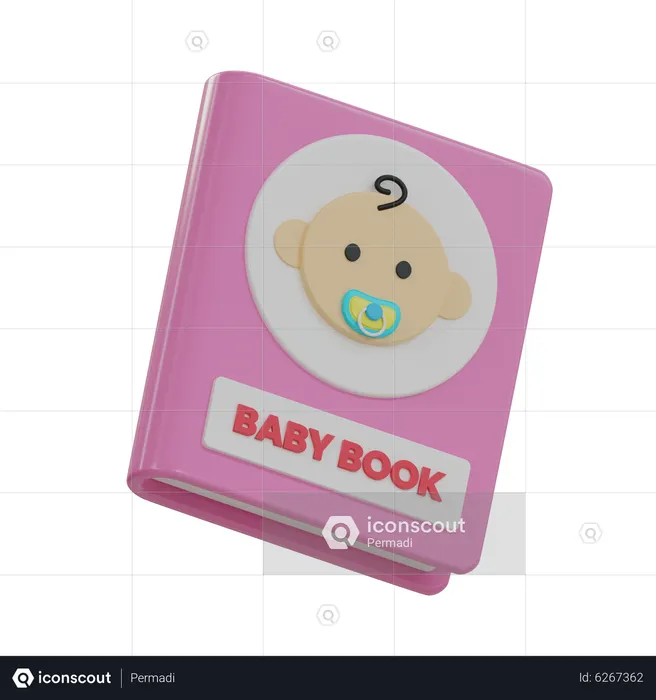 Livro do bebê  3D Icon