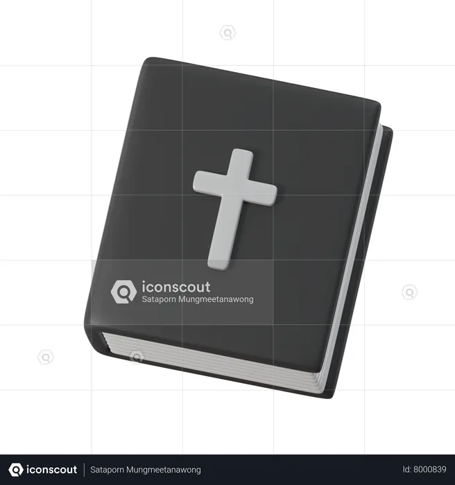 Livro bíblico  3D Icon