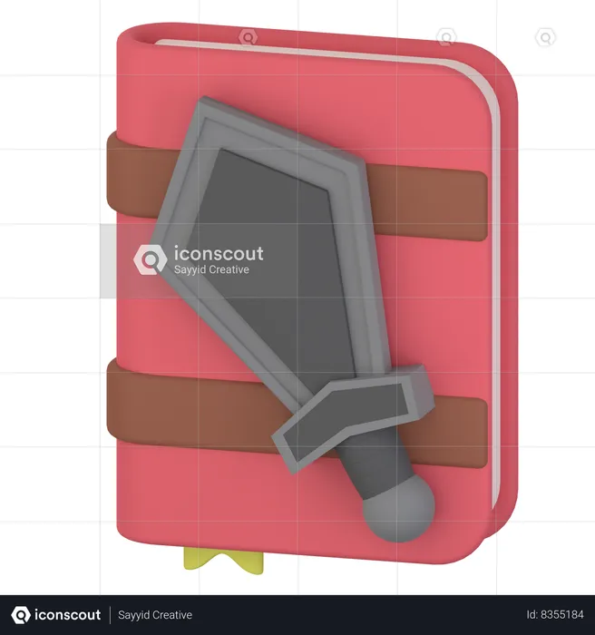 Livro de aventura  3D Icon