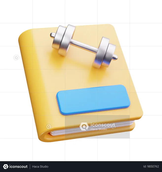 Livro de exercícios  3D Icon