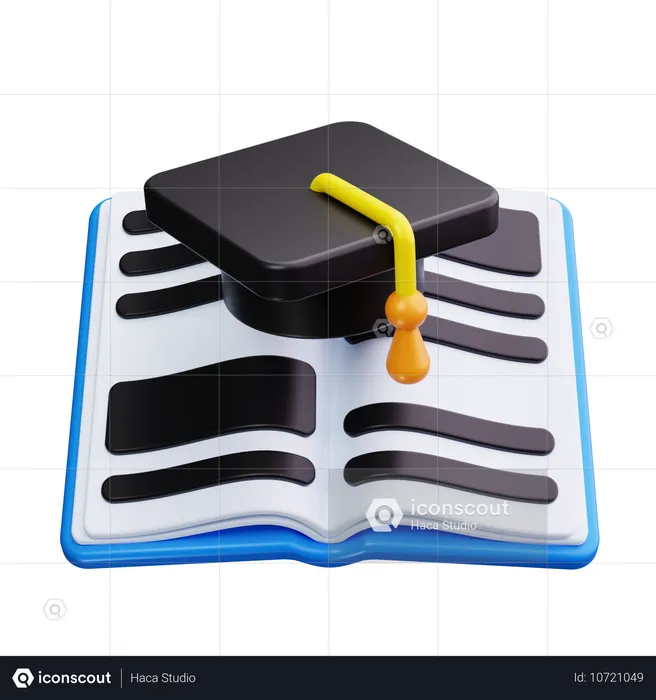 Livro de formatura  3D Icon