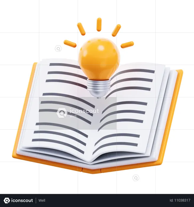 Livro de ideias  3D Icon