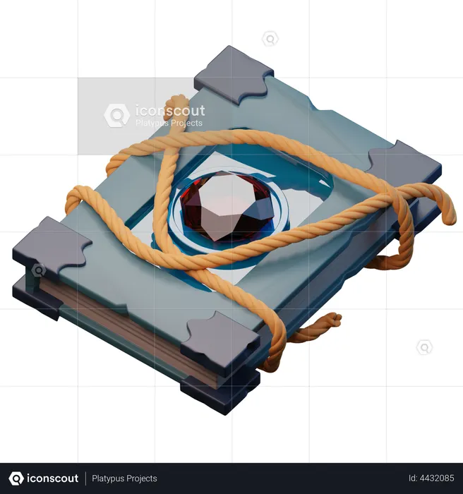 Livro Mágico  3D Icon