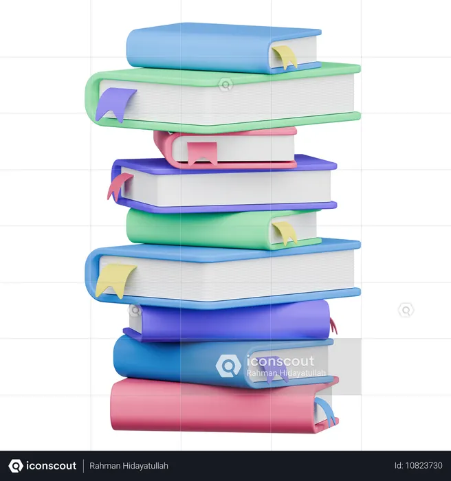 Livros  3D Icon