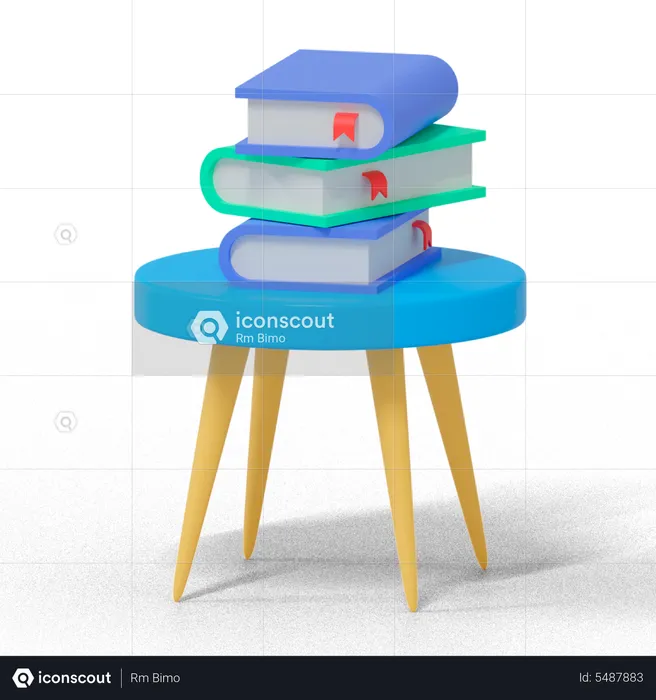 Livros  3D Icon