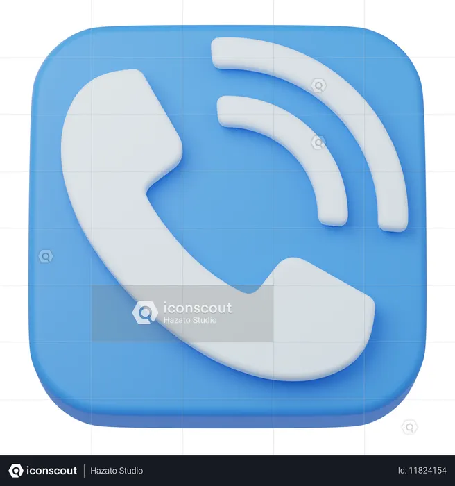 Llamar  3D Icon