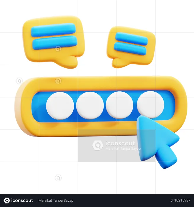 Llamada a la acción  3D Icon