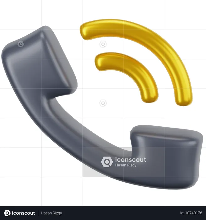 Llamar  3D Icon