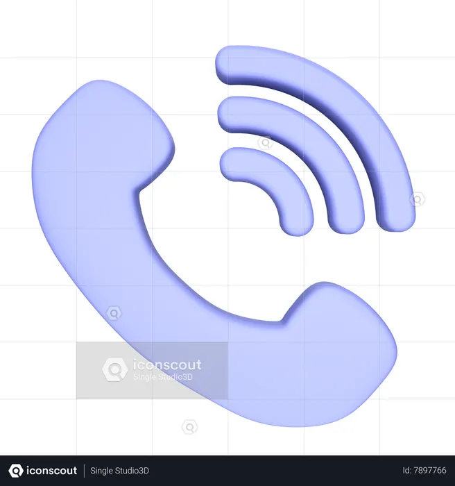 Llamada telefónica  3D Icon