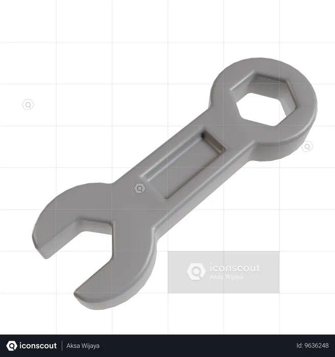 Llave inglesa  3D Icon