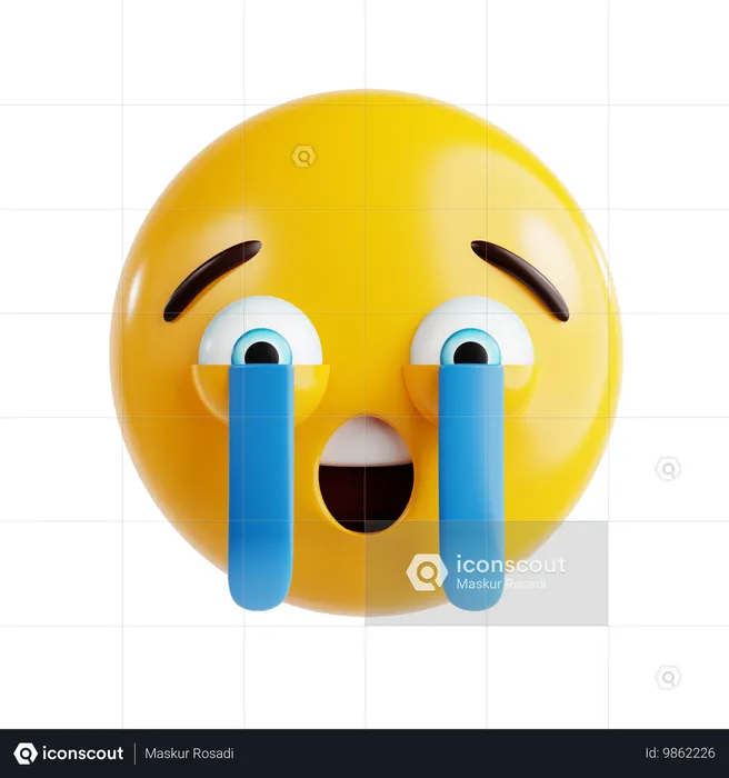 Emojis llorando Emoji 3D Icon