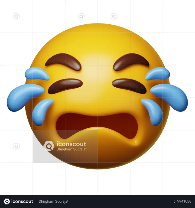 Emojis llorando Emoji 3D Icon