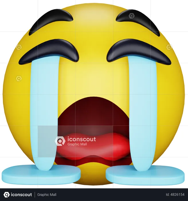 Llorar emoji Emoji 3D Icon