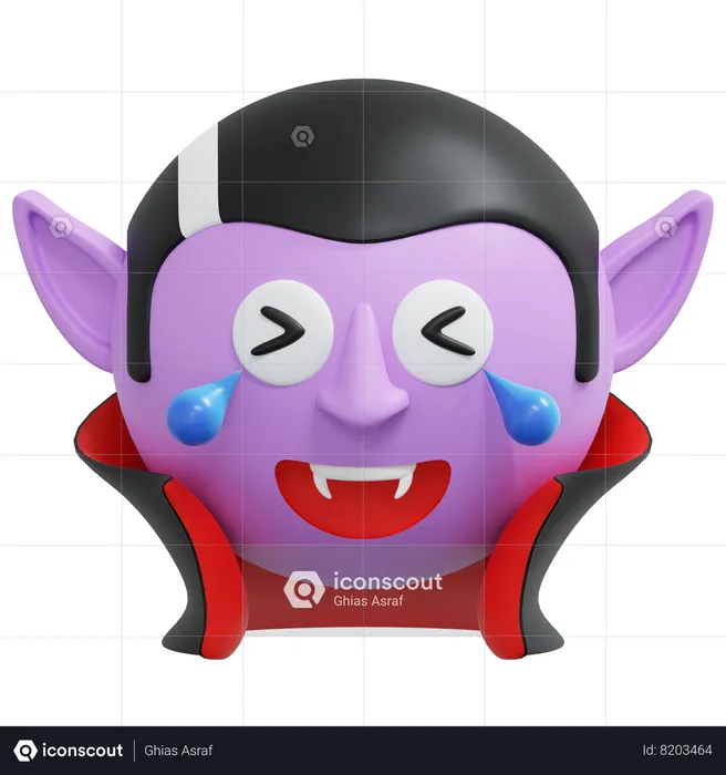 Load Of Laugh Vampire  3D Icon
