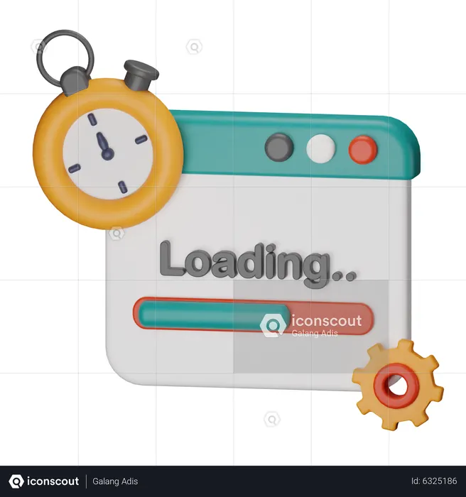 Loading  3D Icon