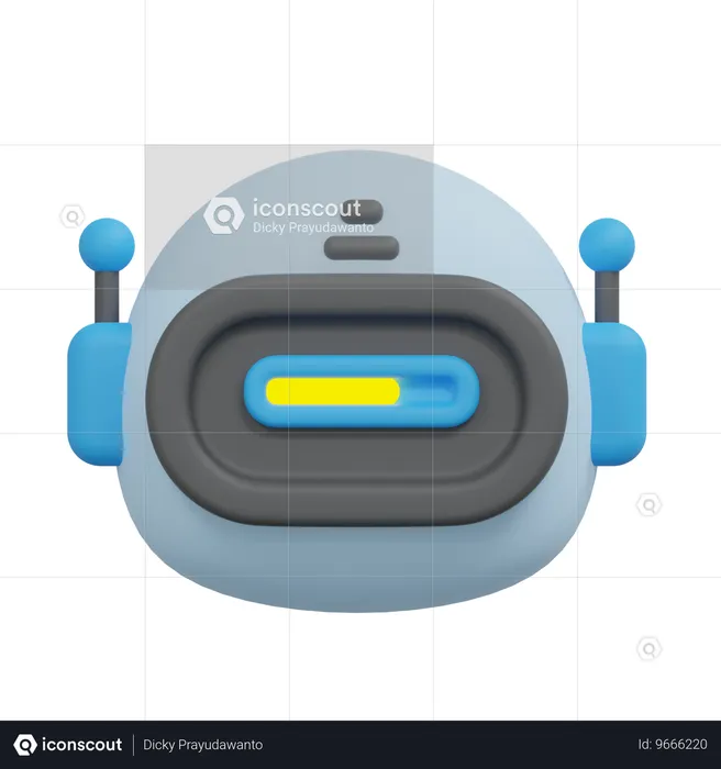 Loading bot  3D Icon