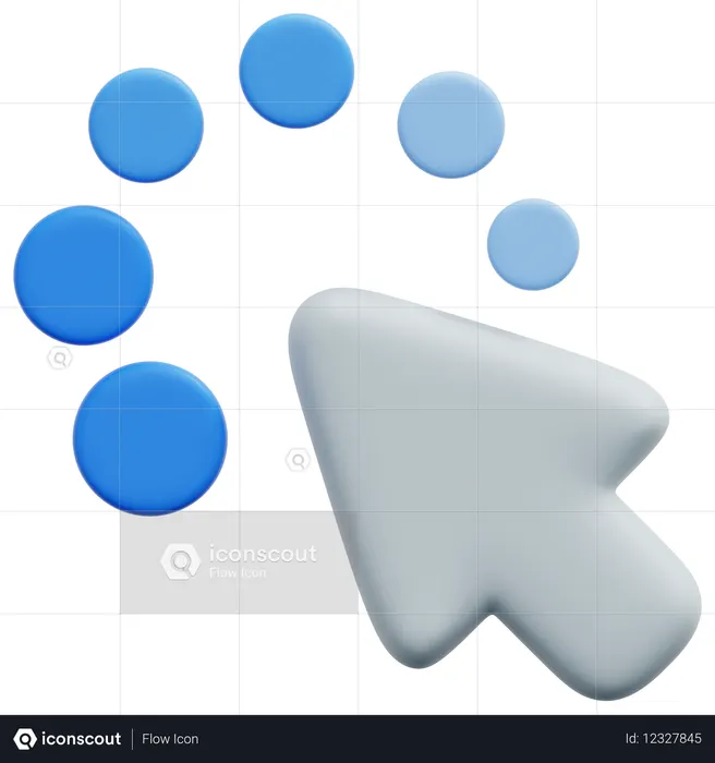 Loading Cursor  3D Icon