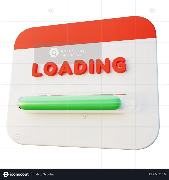 Loading Screen  3D Icon