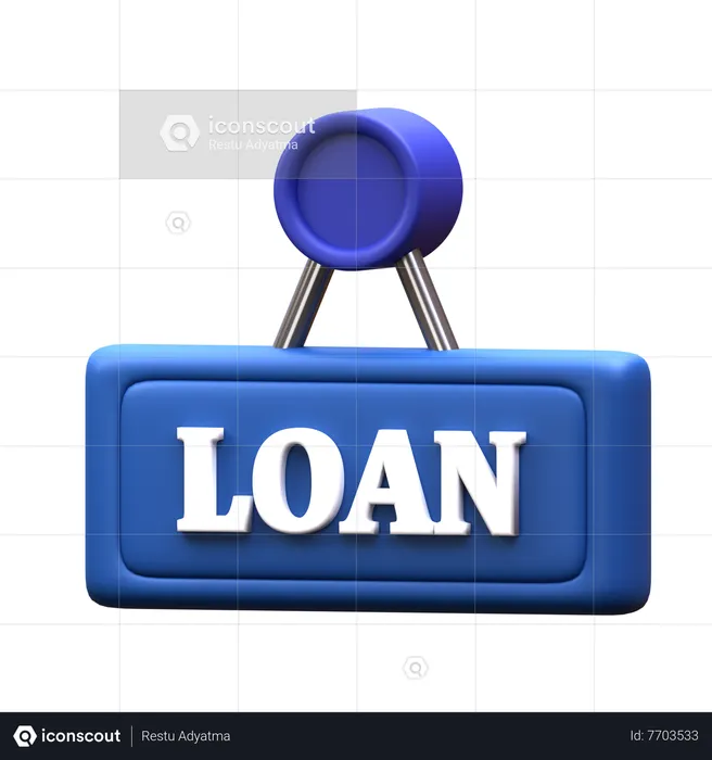 Loan Board  3D Icon