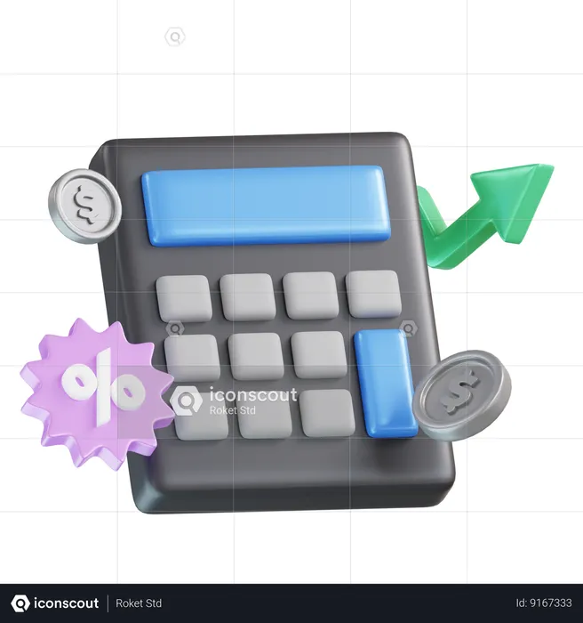 Loan Growth  3D Icon