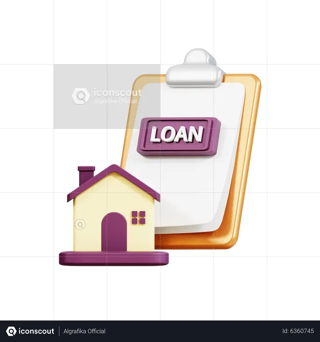Loan Paper  3D Icon