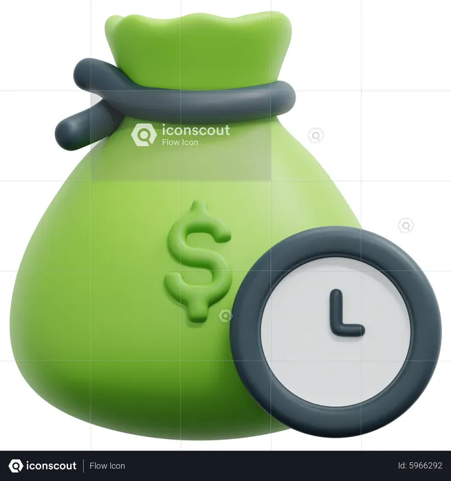 Loan Time  3D Icon