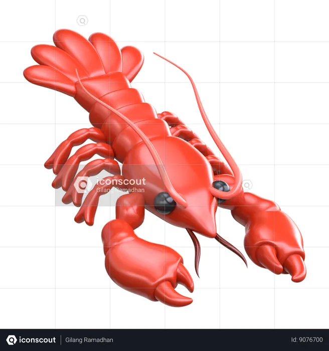 Lobster  3D Icon