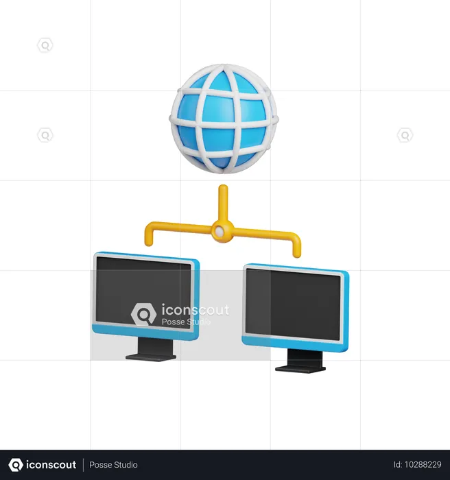 Local Area Connection  3D Icon