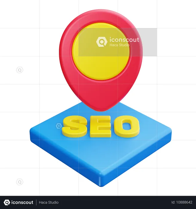 Local Seo  3D Icon