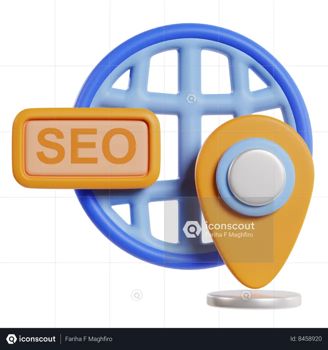 Local Seo Web Services  3D Icon